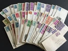 US STAMPS Lot of (75) Various 1940's-50's 1st Day Issue Covers USED