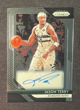 2018-19 Jason Terry AUTO Panini Prizm Autograph SP 