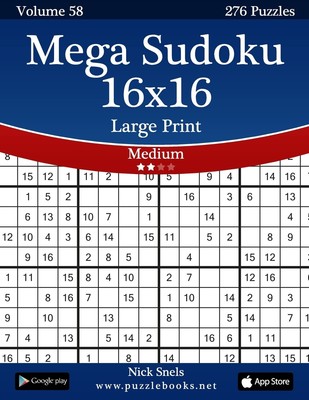 Mega Sudoku 16x16 Großdruck - Medium - Band 58 - 276 Logic P