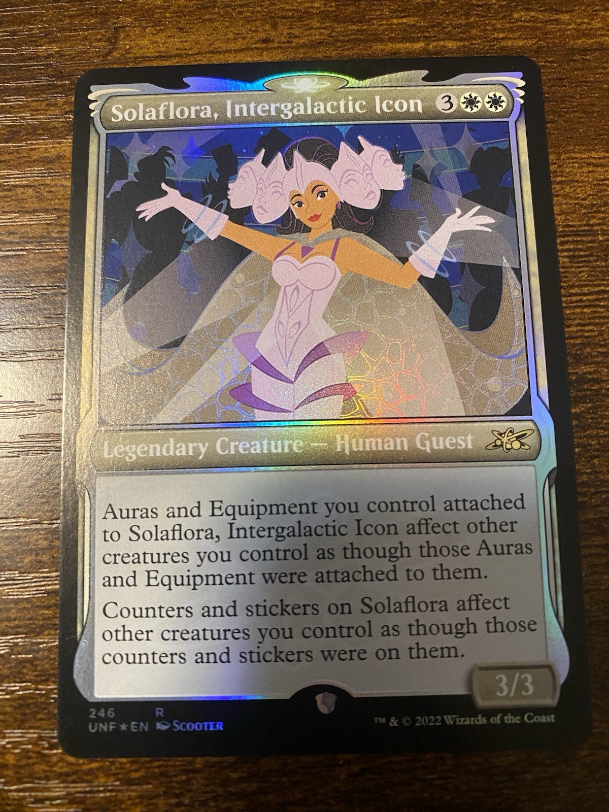 Solaflora, Intergalactic Icon (Showcase) Foil [ UNF - 246 ]NM