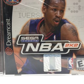 NBA 2K Sega Dreamcast Video Game Disc Allen Iverson Complete In Case