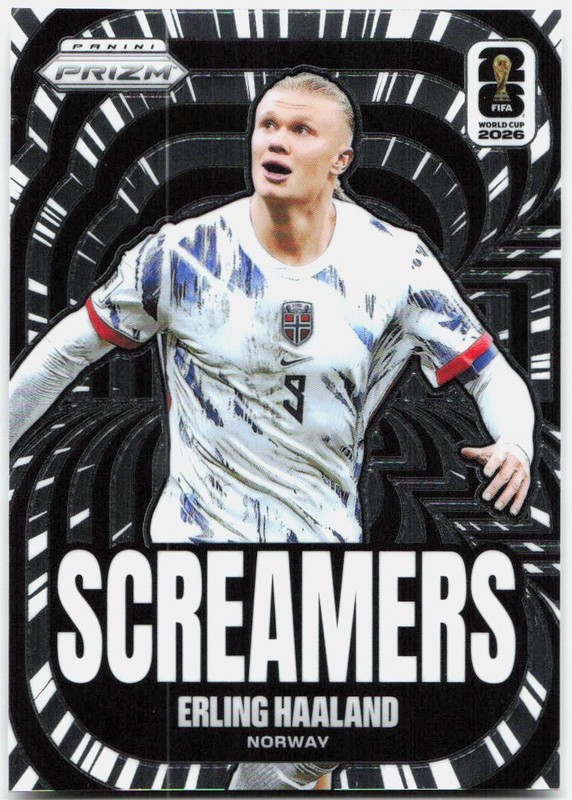 2026 Panini Prizm FIFA World Cup #15 Erling Haaland Screamers
