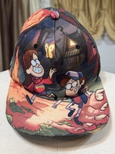 Disney Gravity Falls Print Snapback Mabel & Dipper Mystery Shack  Artwork Hat