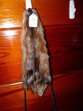 BEAUTIFUL tanned MUSKRAT fur pelt skin taxidermy TROOPER HAT FLY TYING CRAFT 6