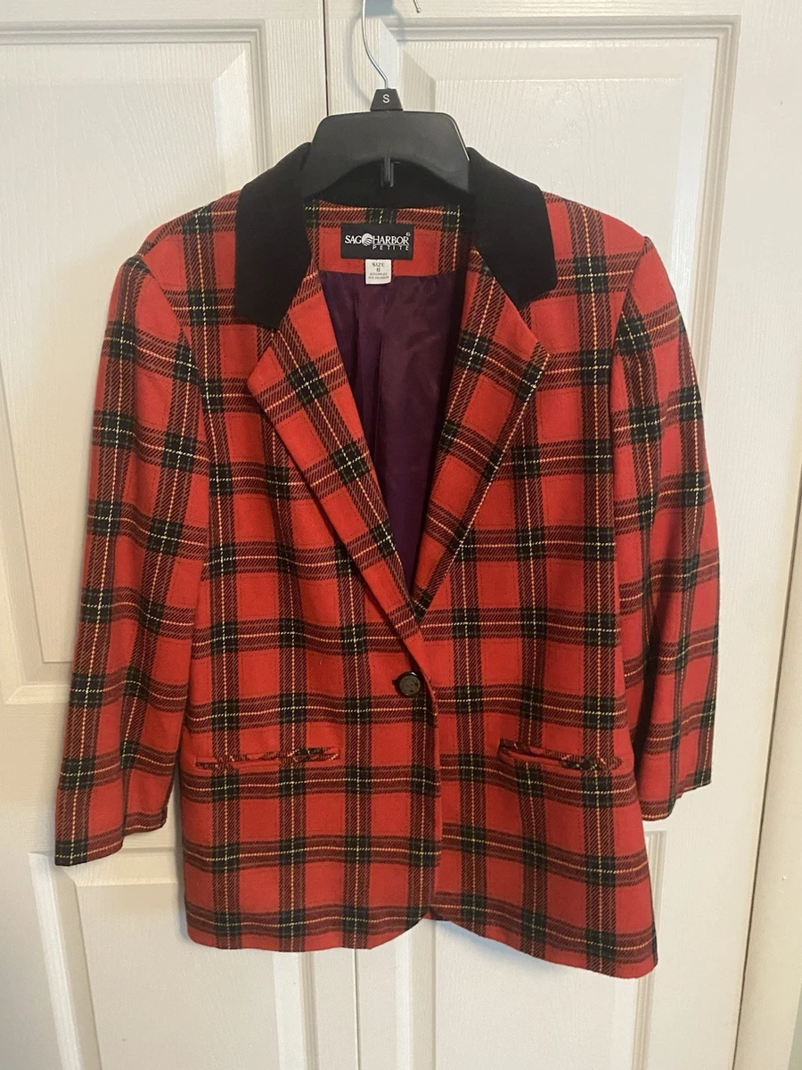 Sag Harbor Plaid Blazers for Women for sale | eBay