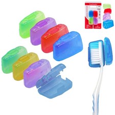 8 Pc New Portable Toothbrush Cover Protector Cap Travel Case Clean Protect