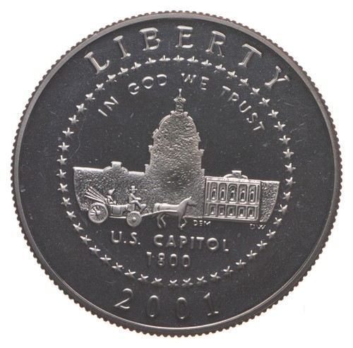 2001 Proof US Capitol Visitor Center Commemorative Half Dollar *1414