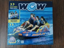 WOW 24-WTO-5764-SC Sports Inflatable Towable Tube for 1-3 Riders, Assorted