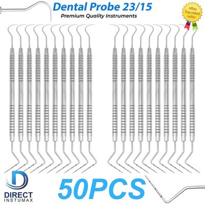 Dental Perio Explorer 23 Probe UNC 15 Color Marking Diagnostic Double Ended Tool