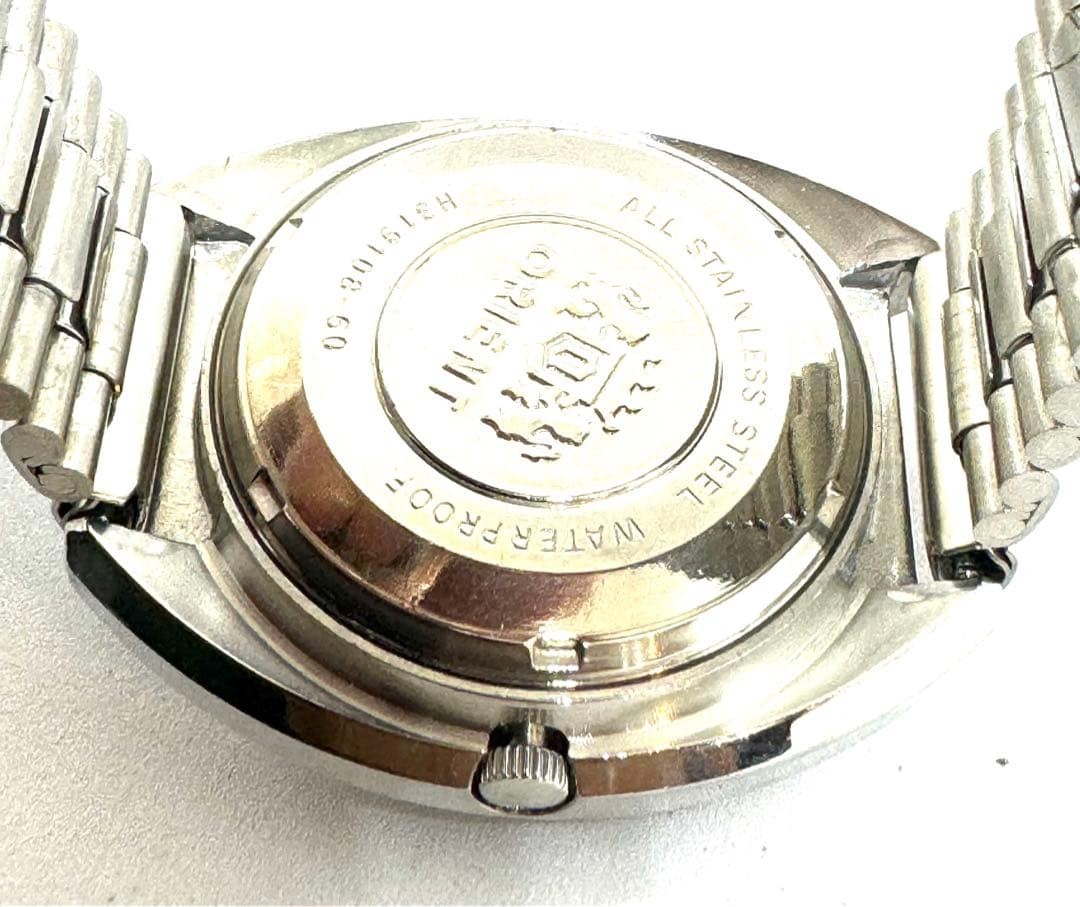 Orient Three Ace Automatic Watch Green Gradient D… - image 6