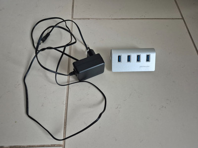 Primewire aktiver USB Hub mit Netzteil - USB 3.0 - 4 Port