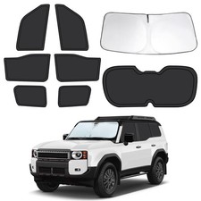 Car Window Shades 8pcs for Toyota Land Cruiser Prado 20242026 UV Protection