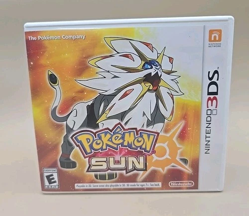 Pokemon Sun - Nintendo 3DS Complete In Box CIB w/ Inserts 2016 Fully Works