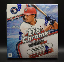 New 2025 TOPPS CHROME UPDATE SERIES BASEBALL MEGA BOX Sealed