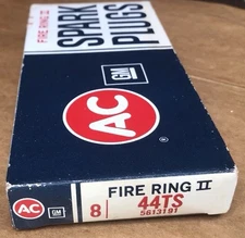 AC 44TS FIRE RING II SPARK Plugs 8. Fits Many GM Vehicles. Free Ship. US MADE