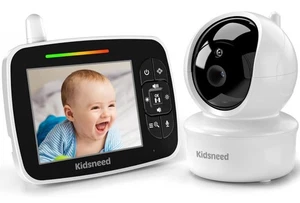 Baby Monitor 3.5in Large Display Video Camera & Audio Night Vision NEW