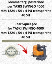 Bavette arrière pour autolaveuses TASKI SWINGO 4000