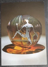 art gallery invitation card Craft Alliance Rick Val Beck glass vessel 1992 show