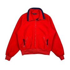Vintage 80s Columbia Made in USA Fleece Full Zip Jacket Men's XL Gorpcore