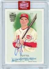2019 Topps Archives Signature Series Autograph Joey Votto #1/1