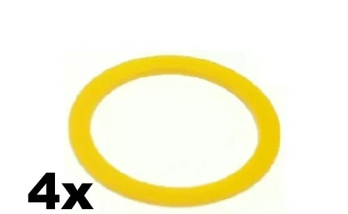 MXION Haftreifen 4 Stück 37,5 mm wie 69104 Ersatzteil für Gartenbahn Lok Wagen Zubehör