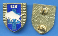 INFANTERIE / 126° RI - TRANSLUCIDE poinçon au dos du fabricant DELSART