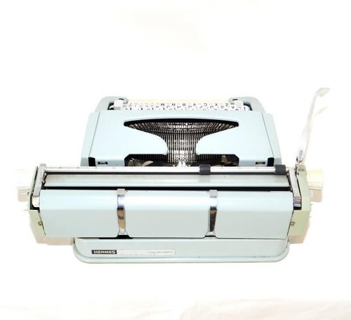 Hermes 3000 Typewriter Vintage Swiss Made Vintage Antique Rare Retro Paillard JP - Imagen 5 de 8