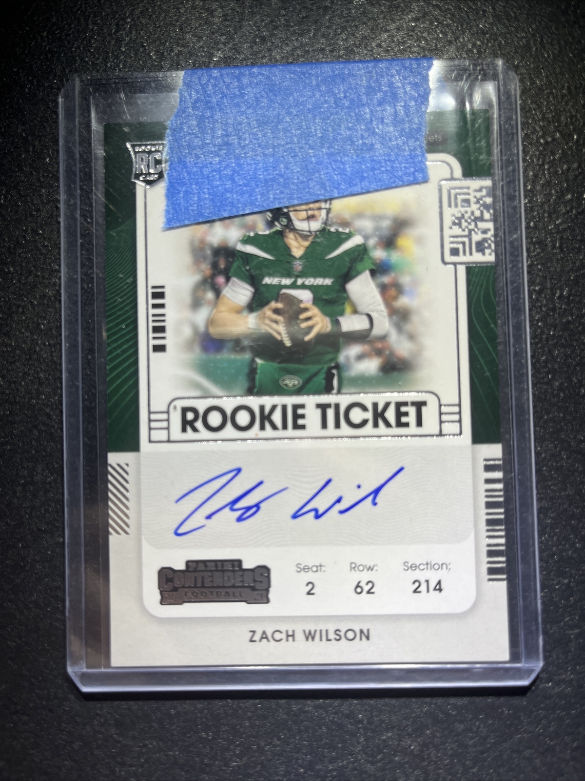 2021 Panini Contenders Rookie Ticket Auto #102 Zach Wilson RC #X8694