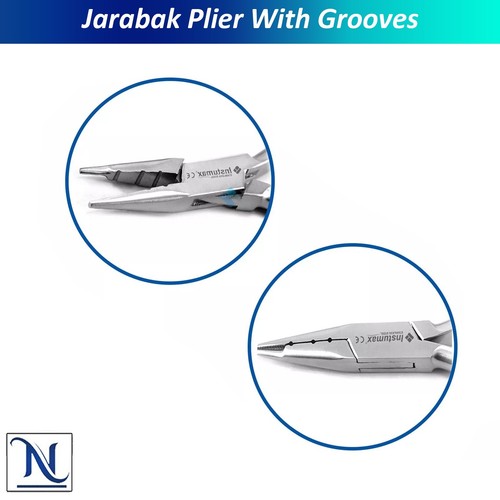 4Pcs Dental JaraBak Plier | Wire Lab Bending Grooves Closing & Loop Shaping Tool - Picture 4 of 5