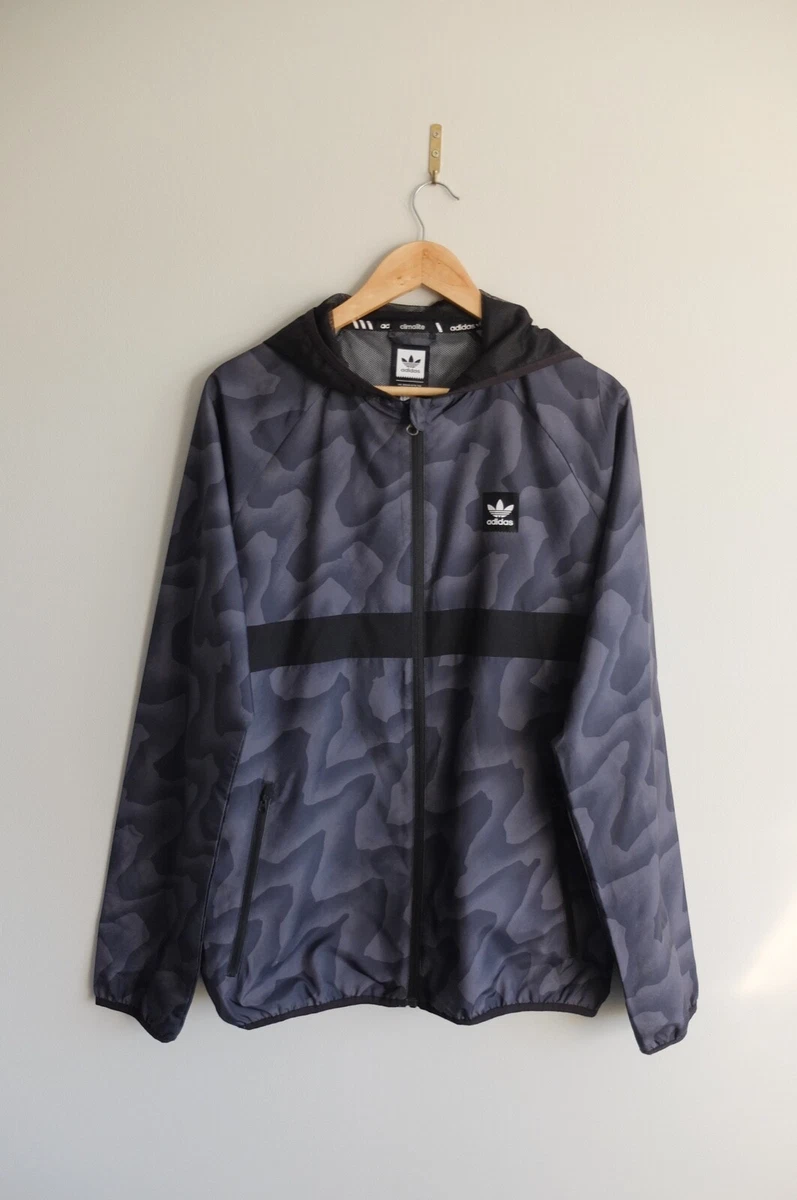 Adidas Originals Windbreaker jacket M grey black 2017 Climate