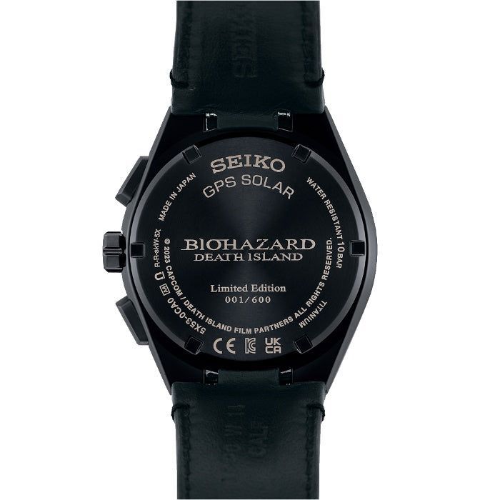 SEIKO Astron Resident Evil Death Island SBXC131 Black Leon Men