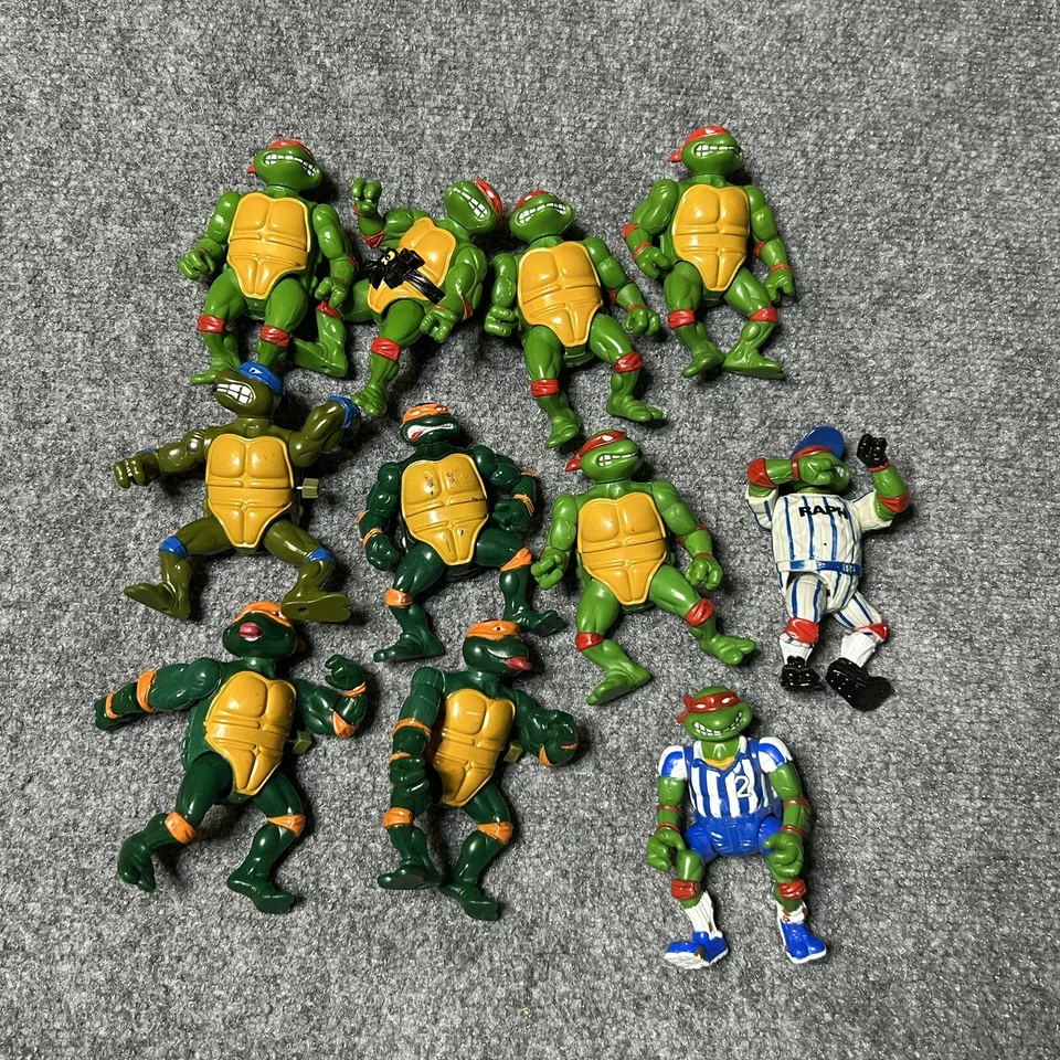 Teenage Mutant Ninja Turtles Lot 57 Figures Misc TMNT Accessories Vintage Toys - Image 4 of 4