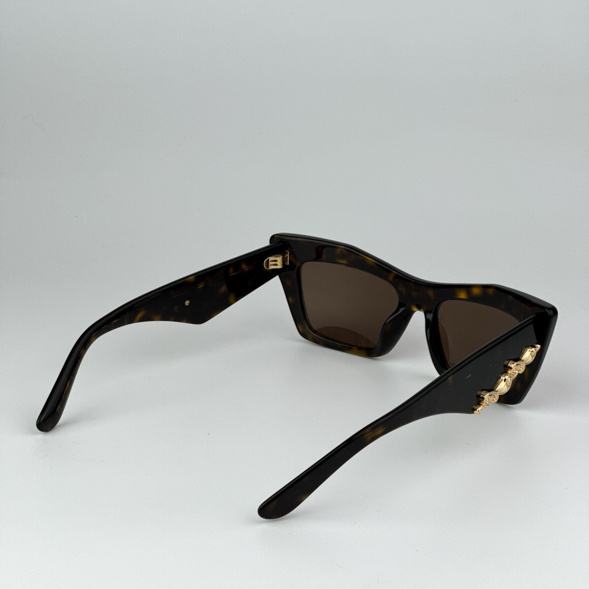 BRAND NEW D&G DG4435 502/73 Havana Dark Brown Cat Eye Women Sunglasses D&G Women Sunglasses Havana Dark Brown Cat Eye DG4435 502/73  main image 2