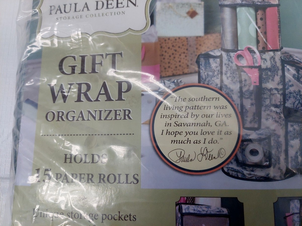 Gift Wrap Organizer Paula Dean Storage Collection Organize Gift