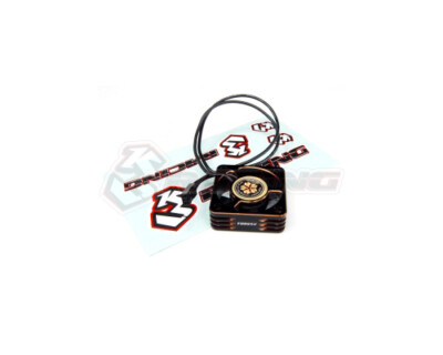 Aluminum Case High Speed Cooling Fan 7.2V 30 x 30 x10mm (Max.8.4V)