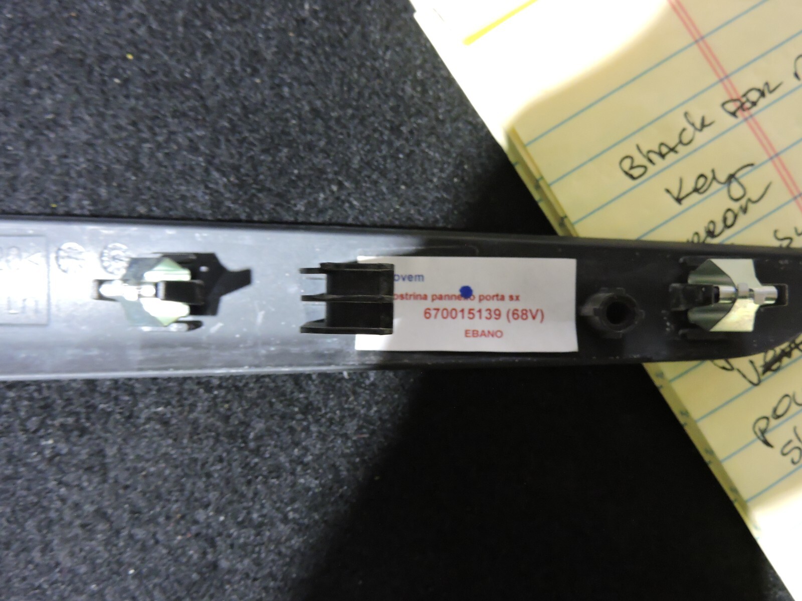 2014-17 MASERATI GHIBLI REAR DRIVER LEFT DOOR TRIM WOOD 670015139