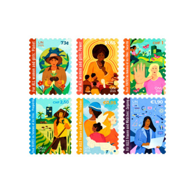 United Nations International Women's Day 2025 (6 stamps)