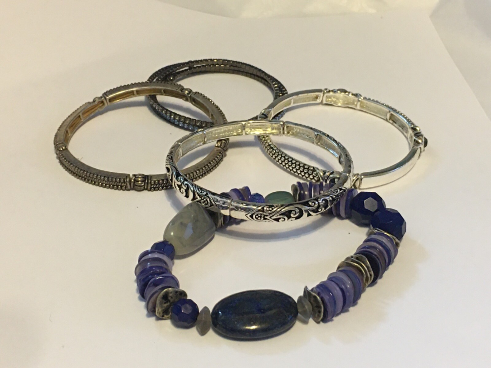 5 Items -   Attractive Bracelets  Assorted Styles… - image 4