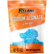 Sodium Alginate Powder, Food Grade Bulk Powder for Thickening 16 oz Bag