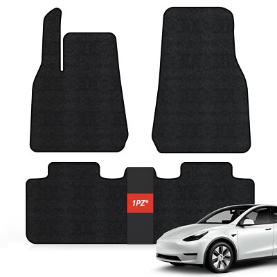 All-Weather Rubber TPE Liners Floor Mats Fits for Tesla Model Y 2021-2023 4-Door