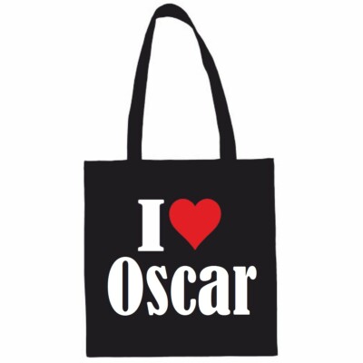 Tasche Beutel Baumwolltasche I Love Oscar Schulbeuten Einkaufstasche Sporttasche