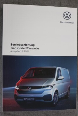 VW Transporter - Caravelle ''Nov. 2021'' Betriebsanleitung Ohne Einträge UNBENUTZT