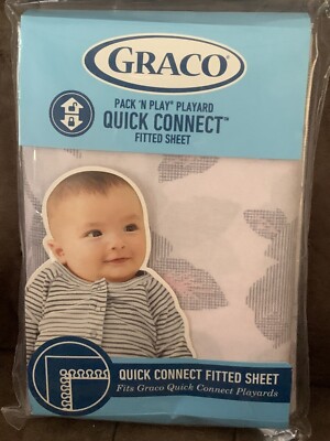 Graco Pack N Play Playard Quick Connect fitted sheet Diana