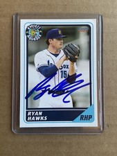 Ryan Hawks Everett Aquasox 2024 Autographed Card Seattle Mariners Signed