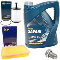 MotoröL Filter Set 20W50 5 Liter + ÖLablassschraube FüR VW Transporter V Kasten