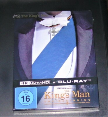 THE KING´S MAN HE BEGINNING 4K HD BLU RAY + BLU RAY LIMITIERTE STEELBOOK NEU OVP