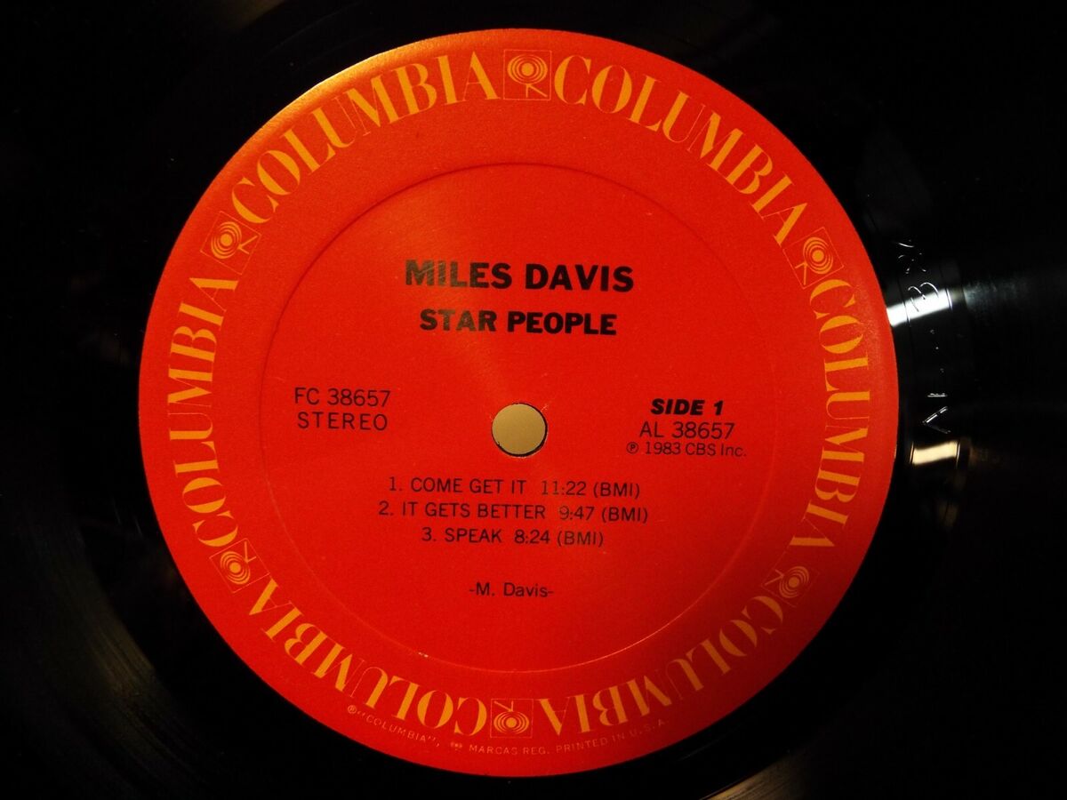 MILES DAVIS STAR PEOPLE 1983 JAZZ LP VINYL ALBUM | eBay