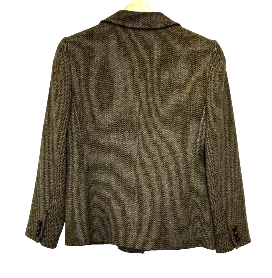 Vintage David Brooks Tweed Blazer Women's Sz 8 100%Wool - Image 2 of 4