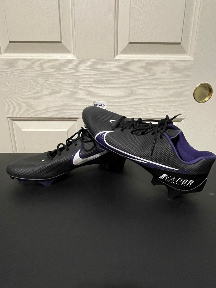 Nike Vapor Edge Speed 360 Black/Purple Football Cleats Size Nike Vapor Edge Speed 360 Black/Purple Football Cleats Size