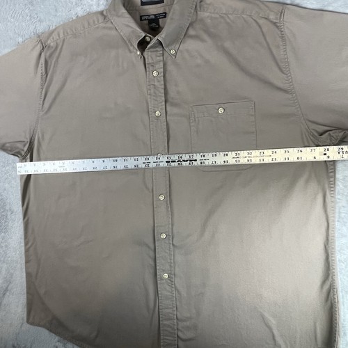 Jonathan Corey Mens 2XL Shirt Short Sleeve Button Down Soft Luxury Twill Cotton - Picture 5 of 9